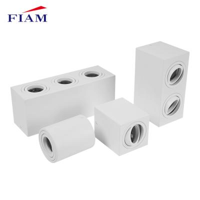 China New Modern Design FIAM Aluminum Iron G5.3 Gu10 50w Recessed Indoor Housing Frame Adjustable for sale