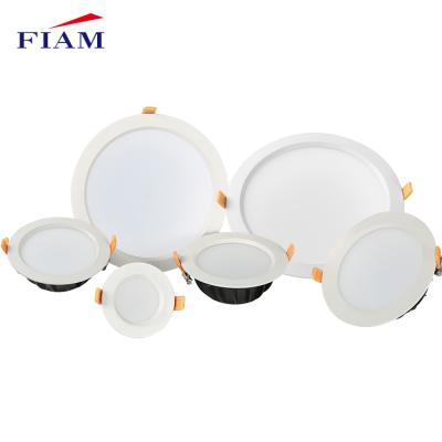 China Modern New Design Modern Aluminum Residential Round 6w 9w 15w 18w 24w 36w Led Smd Downlight for sale