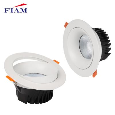 China Modern Indoor Multiple COB Chip Round Recessed 3w 5w 12w 18w 30w Adjustable Led Downlight for sale