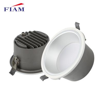 China Modern Best Price Energy Saving Indoor Recessed 12 15 20 25 30 Watt Die Cast Aluminum Led Downlight for sale