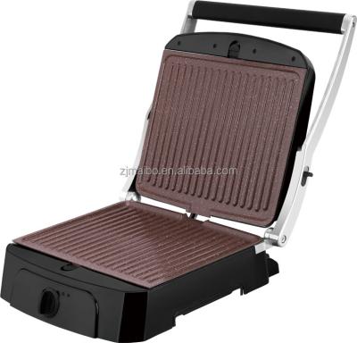 China Non-stick Coating for 2000W Household Breakfast Panini Easy Cleaning Hot Selling Electric Grill with Removable Dishes for sale