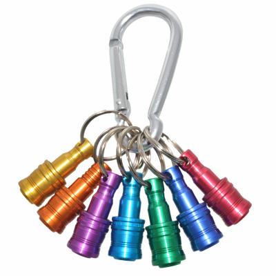 China 7PC Steel 1/4 Inch Hex Shank Screwdriver Bit Holder Quick Release Extension Rod Keychain for sale