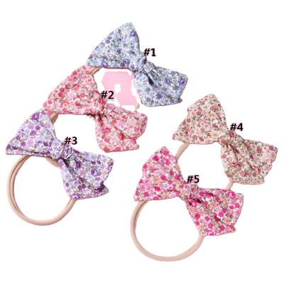 China Newest Newest Hot Selling Korean Fresh Small Flower Bow Children's Hair Band for sale