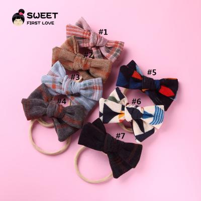 China Korean Hair Accessories Baby Headband Fashion Cloth Bow Headband Style Girl Hair Accessories for sale