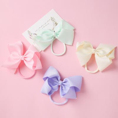 China Hair Accessories Baby Headband Ready To Ship Fashion Baby Hand Band For Girls Ribbon Bow Women Parent-child Hand Band For Boys for sale