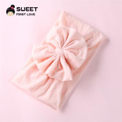 China Baby Headband 27 Color Fan Nylon Bow Beautiful Hairband Baby Headband Baby Hair Accessories Occident Hair Accessories for sale