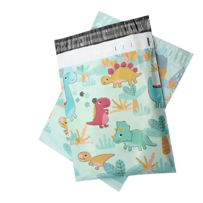 China Eco-Friendly In Plastic Self Adhesive Dinosaur Clothing Bag Mailing Bag Messenger Mailing Bag Running Poly for sale