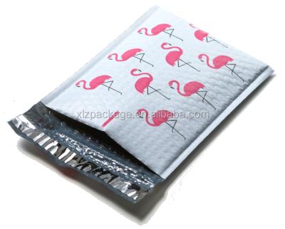 China Waterproof Pressure Sensitive Self Seal Flamingo Poly Bubble Mailers for sale