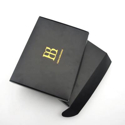 China Recycled Materials 2*2*1.2 Inch Cardboard Logo Baseball Hat Paper Gift Box Black Collar 190 for sale