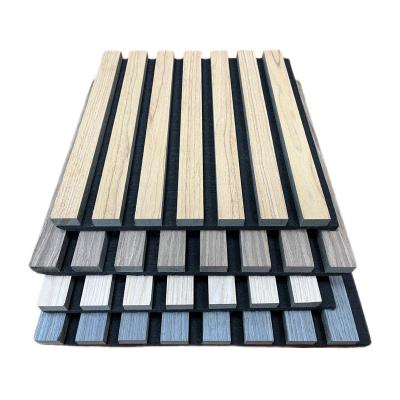 China Modern akupanel wall veneer panel oak slat akupanel wooden slat acoustic panel for sale