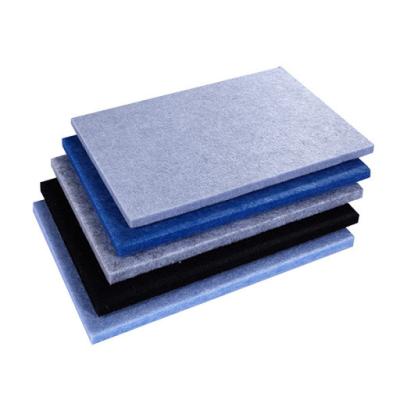 China Decoration And Echo Absorption Sound Proofing Felt Non Woven Fabric For Home Theater Acoustic Panel Pet for sale