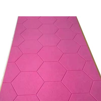 China Modern Polyester Fiberglass Acoustic Panel For Wall Decoration Acoustic Acoustic Panels Color for sale