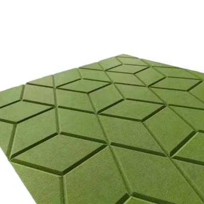 China Modern Pet Acoustic Panels Sound Absorbing Walls Soundproofing And Insulation Materials Interior Decorative Bunnings for sale