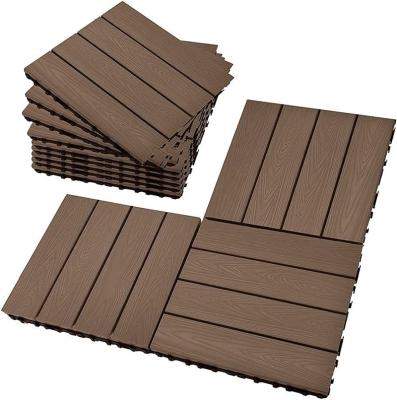 China Modern Waterproof Patio Deck Tile, Outdoor Flooring All Weather Use, Patio Flooring Decking Tiles For Indoor Porch Balcony for sale