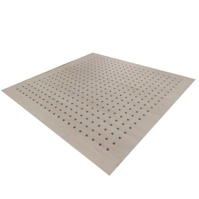 China Modern Gypsum Sound Absorption Perforated Board And Noise Reduction Cement Sound Insulation Insulation Board for sale