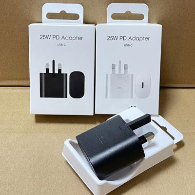 China USB C Charger Plug UK 3 Pin Palladium Adapter USB C Charging Super Fast Charger For Samsung Galaxy S20 S21 S22 Note 20 S10 S8 Note 10 for sale