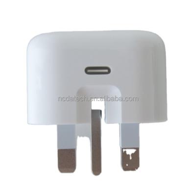 China Hot Selling USB C Charger Plug 20W UK 3 Pin Adapter USB C Plug US EU AU AU Palladium Charger Block for iPhone 11 12 13 14 pro max plus for sale