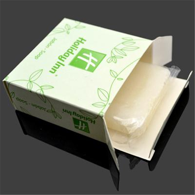 China 40g Hotel Bathroom Bath Soap In Box Bath Toilet Soap/Face Soap Spa Soap Bar G4533-4 for sale