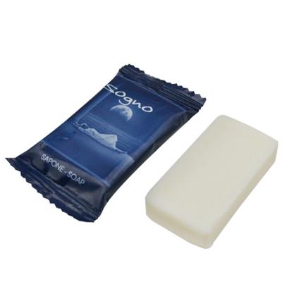 China Jabon Mini Soap For Hotels 13.5g Flow Pack In Sachet Small Hotel Bath Soap G4530 for sale