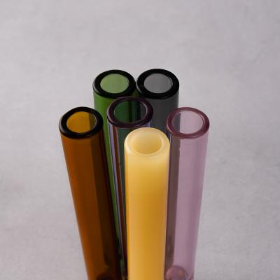 China Wholesale Chinese Style Weed Tobacco Smoking Accessories Borosilicate Glass Portable Straw for sale