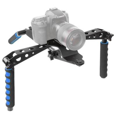 China Foldable Aluminum Alloy DSLR Rig System Shoulder Mount Support Rig Stabilizer Movie Kit Film Making 5 Kg for sale