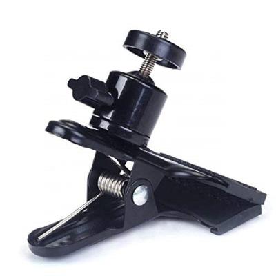 China Multifunctional Metal Camera Heads Clamp Clip Bracket Mount with Head Ball Standard 1/4