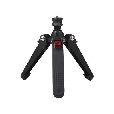 China New Arrival Black MicroTripod Foldable Selfie Stand with Rotate Quick Release Mount Bracket for DSLR Camera for sale