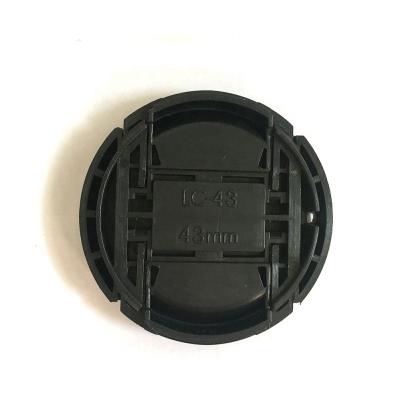 China Front Lens Cover Without Logo 43mm detachable plastic compatible for all SLR/DSLR for sale