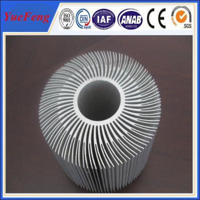 China Extruded Aluminum Round Heat Sink,Sunflower Heat Sink New Design for sale