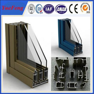 China bronze anodized aluminum windows, brown powder coated aluminum windows for sale