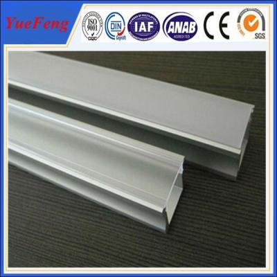 China Aluminium snap profile, U shape aluminum profiles with PMMA cover for sale