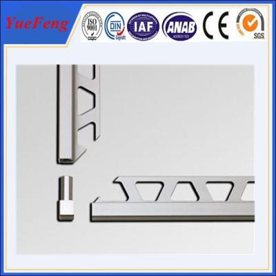 China OEM ceramic tile corner trim supplier, brushed aluminium trim profiles factory for sale