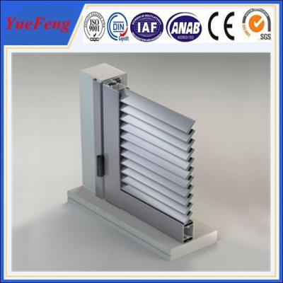 China oval solid aluminium louvre profile, sliver 6063 t5 aluminum extrusion blade louver panels for sale