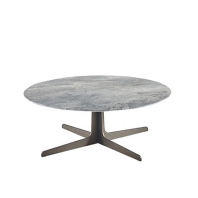 China Best Design Wholesale Price Luxury Marble Coffee Table Durable Selling Metal Round Coffee Table for sale