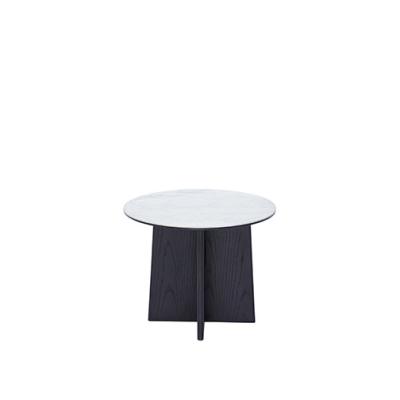 China Direct Selling Durable Home Decoration Factory Furniture Round Table Tempered Glass Side Table for sale