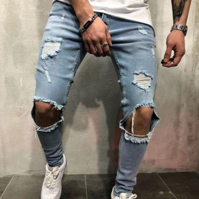 China New Design 2021 Mens QUICK DRY Denim Custom Spandex Cotton Skinny Regular Fit Pants Low Price Jeans Pants Wholesale for sale