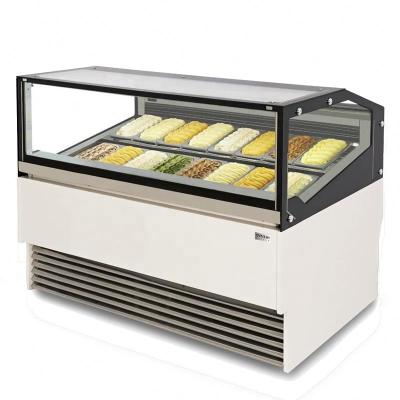 China Single-Temp Freezer Ice Cream Freezer Introduce Stainless Steel Commercial Fridge for sale