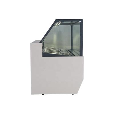 China 2021 Hot Selling Single-temperature Glass Door Is Frozen Cart Movable Cart Display Cabinet For Ice Cream for sale