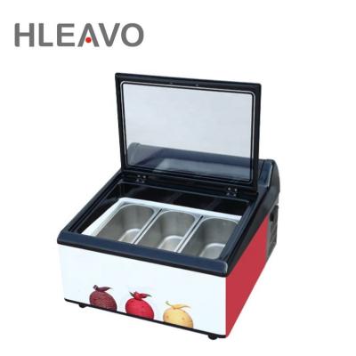 China Single-temperature Ice Cream Display Showcase Freezer Ice Cream Freezer Restaurant Display Cabinet for sale