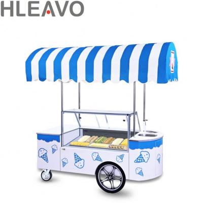 China Snack Factory New Style Professional High Quality Special Event Services Ice Cream Cart for sale