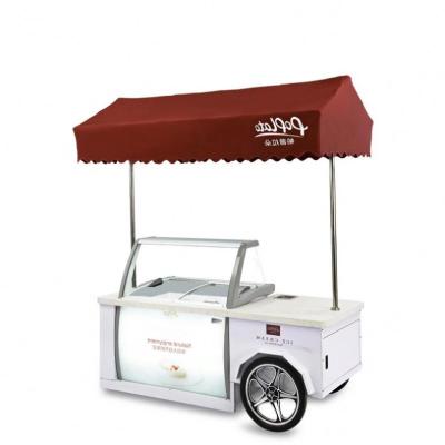 China Vendors supermarket Disply display shelf limited time discountChina mobile cold ice cream plate push cart for sale