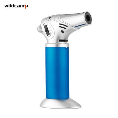 China Regular flame reaches 1000-1300 small Wildcamp barbecue butane torch lighters diy flexible torch igniter free shipping for sale