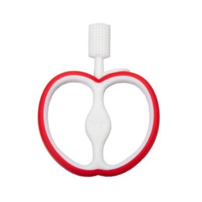 China New style baby teething teether kids bendable kids toothbrush waterproof custom soft brush silicone for sale