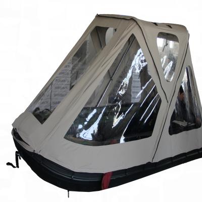 China Inflatable boat gray color bimini tent with high quality and multi sizes 330/365/380/420 for sale