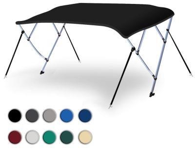 China UV protected+waterproof aluminum boat cover bimini top for sale online with 15 years factory for sale