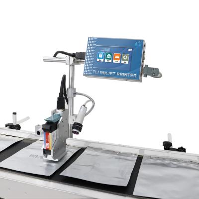 中国 Date Coding Machine T110 Online Machine Small Inkjet Coding Machine Giving Line Food Packing Bag Date Batch Number Inkjet Coding Machine 販売のため