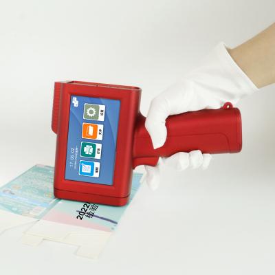 中国 Factory Red Denim M10 Smart Handheld Inkjet Printer Date Production Barcode Printer Food Bag Two-Dimensional Inkjet Printer 販売のため