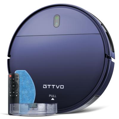 China GTVVO Robot Vacuum Cleaner Self Charging Station 1400Pa Vacumn Automatic Smart Wet Dry Cleaner for sale