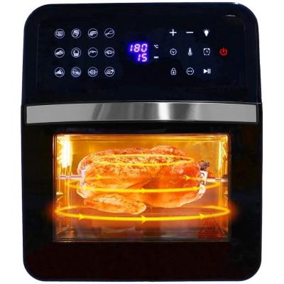 China Safe 110V 220V 240V Rotativa 12 Liter Temperature Control Electric Health Dishwasher Digital Air Deep Fryer for sale