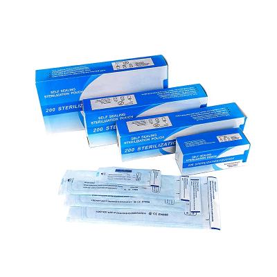 China Size 110*280mm Disposable Self Sealing Medical Sterilized Packaging Pouches For Dental Clinic for sale